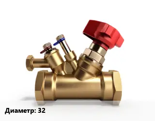 Клапан латунный 32 Ру10 обратный, пружинный 80